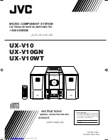 Preview for 1 page of JVC UX-V10 Instructions Manual