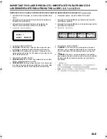 Preview for 3 page of JVC VS-DT2000 Instructions Manual