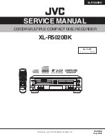 Preview for 1 page of JVC XL-R5020BK Service Manual