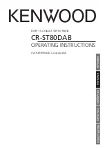 Preview for 23 page of JVCKENWOOD CR-ST80DAB Operating Instructions Manual