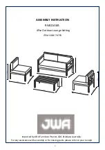 Preview for 1 page of JWA RIVADAVIA 70793 Assembly Instruction Manual