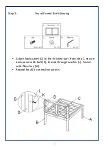 Preview for 7 page of JWA RIVADAVIA 70793 Assembly Instruction Manual