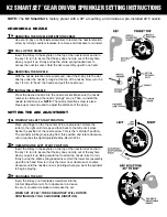 K-Rain K2 SMARTSET Setting Instructions preview