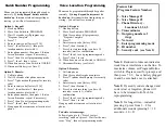 Preview for 2 page of K-Tech ET401 Quick Programming Manual