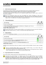 Preview for 10 page of Kaba Combi B 30 Operating Instructions Manual