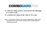 Preview for 17 page of Kaba COMBOGARDPRO Quick Start Manual