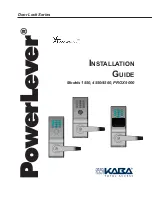 Kaba PowerLever 1550 Installation Manual preview