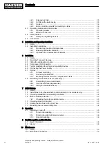 Preview for 4 page of KAESER KOMPRESSOREN EPC 1000-2-G Assembly And Operating Manual