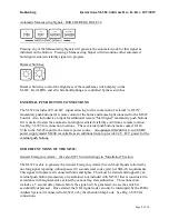 Preview for 8 page of Kahlenberg M-522 Installation, Operation And Maintenance Instructions