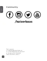 Preview for 4 page of Kaiser Baas ALPHA User Manual