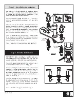 Preview for 7 page of Kalia BELLINO BF1061 Installation Instructions / Warranty