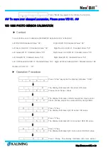 Preview for 65 page of Kaliming Nex Bill KL-2000 seies Manual