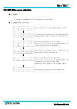 Preview for 68 page of Kaliming Nex Bill KL-2000 seies Manual