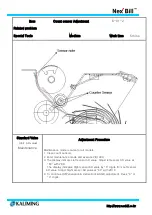 Preview for 80 page of Kaliming Nex Bill KL-2000 seies Manual