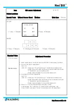 Preview for 82 page of Kaliming Nex Bill KL-2000 seies Manual