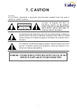 Preview for 2 page of Kalley K-LED43FHDRST2 Service Manual