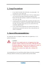 Preview for 7 page of kaltis AA 039 M User Manual