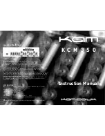 KAM KCM350 Instruction Manual preview