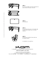 Preview for 4 page of KAM STUDIO DESK 4 Instruction Manual