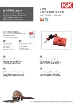 Preview for 1 page of K&K M2700 Installation Instructions Manual