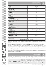 Preview for 4 page of K&S BASIC KSB 12i S Owner'S Manual