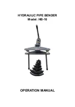 Preview for 1 page of KANG Industrial HB-10 Operation Manual