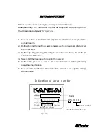 Preview for 2 page of KANSAI SPECIAL DLR-1501SPF Instruction