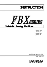 kansai FBX Series Instruction preview