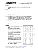 Kantech Expansion Modules Cabinet KT-MOD-CAB Installation Sheet preview