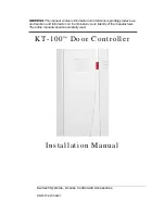 Kantech kt-100 Installation Manual preview