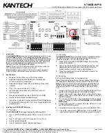 Kantech KT-400 Expansion Module KT-MOD-INP16 Product Manual preview