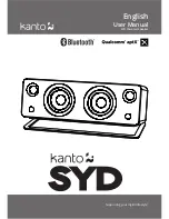 Kanto SYD Series User Manual preview