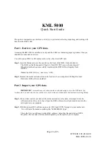 Preview for 22 page of Kantronics KML-5000 TraveLog User Manual