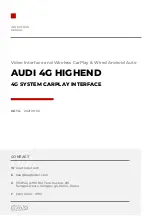 KAP Trader AUDI 4G HIGHEND Instruction Manual preview