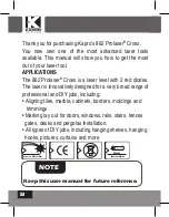 Preview for 2 page of Kapro Prolaser 862 User Manual