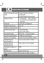 Preview for 40 page of Kapro Prolaser Plus 870 Green User Manual