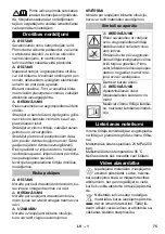 Preview for 75 page of Kärcher FRV 50 ME Original Instructions Manual