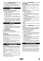 Preview for 13 page of Kärcher GSH 2 Plus Manual