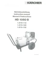 Kärcher HD 1050 B 1.810-112 Instruction Manual preview