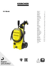 Kärcher K4 Classic User Manual preview