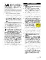 Preview for 3 page of Kärcher KB 6060 Operating Instructions Manual