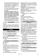 Preview for 73 page of Kärcher NT 55/1 Tact Original Instructions Manual