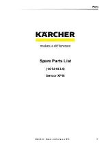 Preview for 45 page of Kärcher Sensor XP18 Operating Instructions Manual