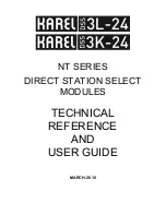 Preview for 2 page of Karel DSS3L-24 Technical Reference And User'S Manual