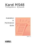 Karel MS48 Installation & Maintenance Manual preview