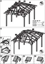 Preview for 8 page of Karibu Pavillon Chur 1 Building Instructions