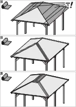 Preview for 11 page of Karibu Pavillon Chur 1 Building Instructions