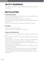 Preview for 2 page of Karinear KNC-D58404 Instruction Manual / Installation Manual