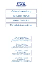 Preview for 3 page of Karl Storz T-Cam 80407 CA Instruction Manual