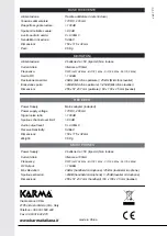 Preview for 12 page of Karma 6170 Instruction Manual